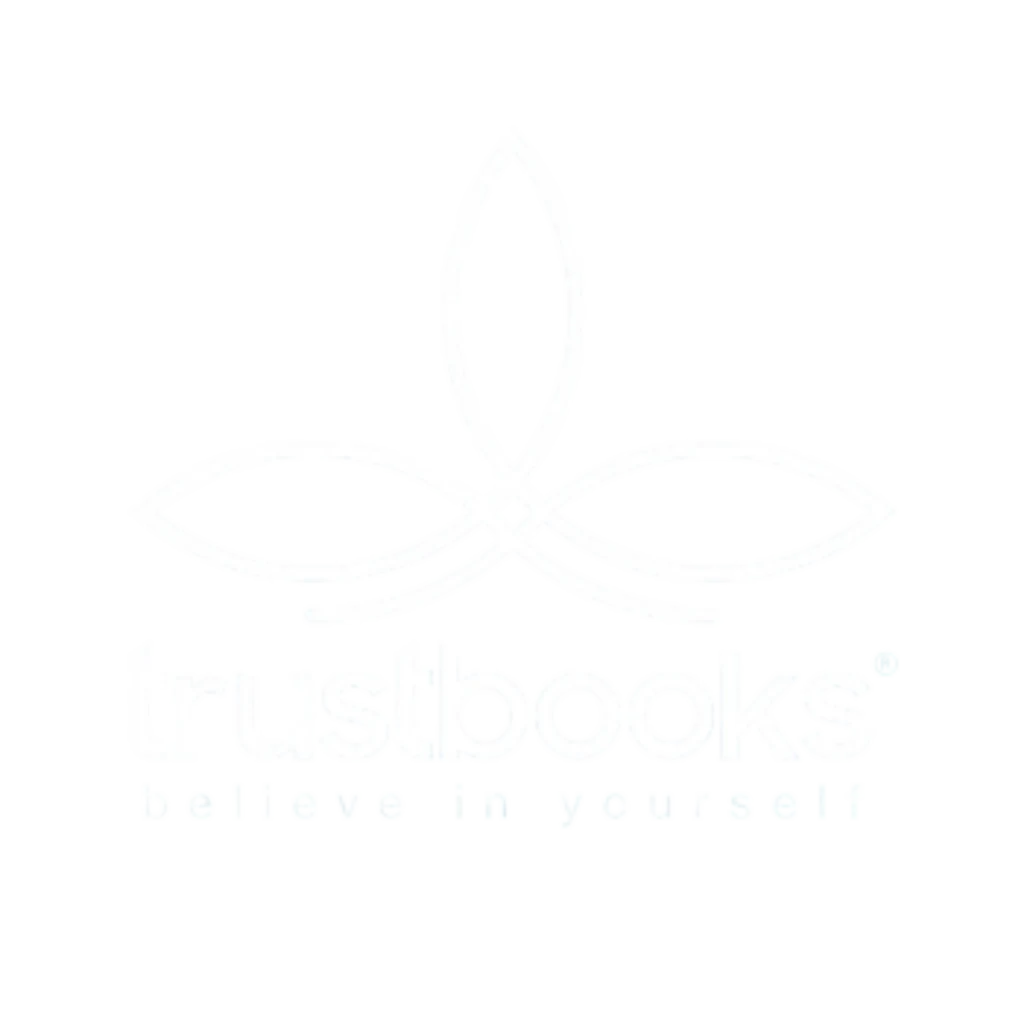 Logo trustbook trắng